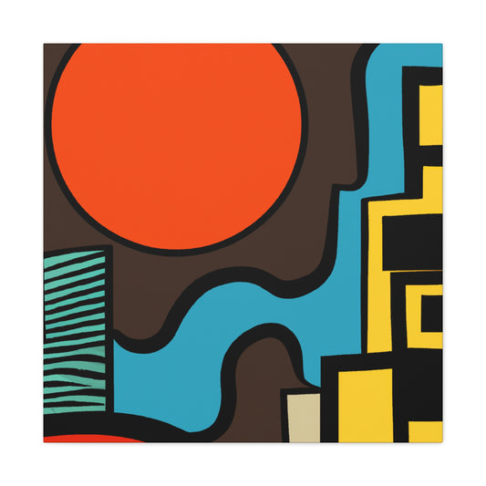 Fading Sunlight - Midcentury - Canvas