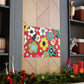"Petal's Poise" - Floral Canvas