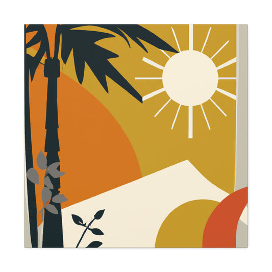 Twisted Balance- Midcentury - Canvas
