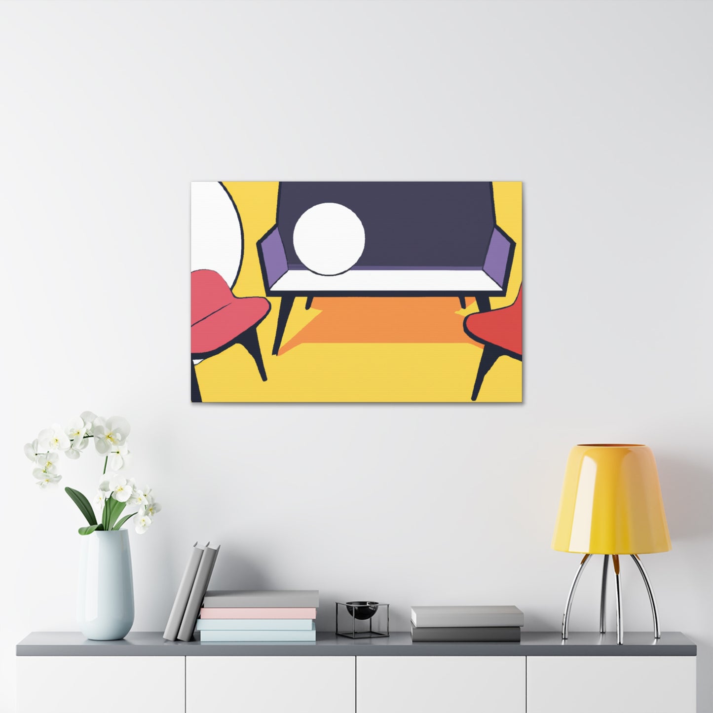 Urban Oasis- Midcentury - Canvas