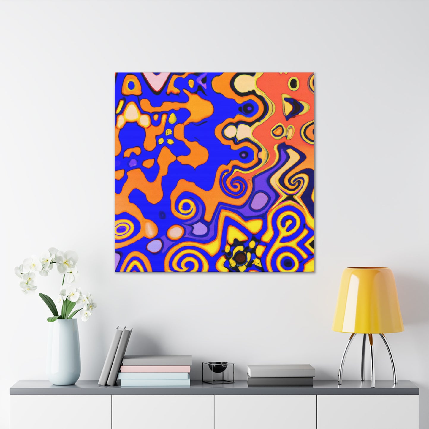 Aqua Aura - Abstract - Canvas