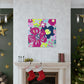 "Petals of Passage" - Floral Canvas
