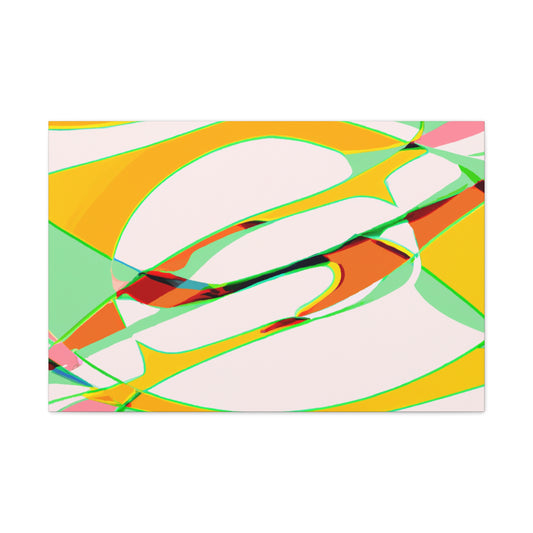 Tealose - Abstract - Canvas