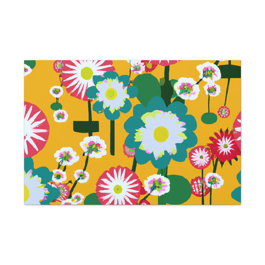 Floral Reflection - Floral Canvas