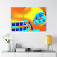 'Vintage Car Roadside Reminiscence' - Automobile Canvas