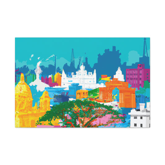 Ajanta Hills - Destination India - Canvas