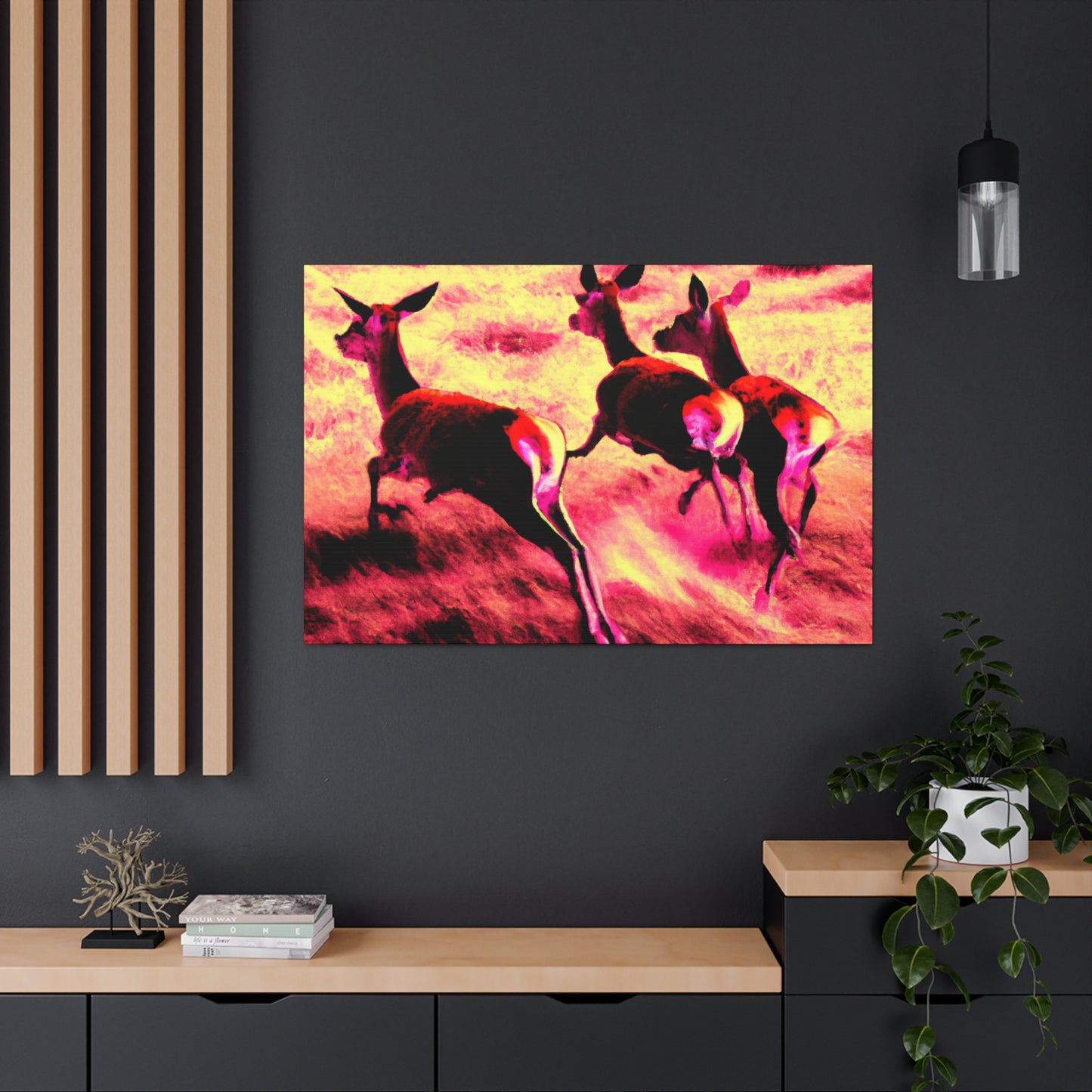 Prancing- Canvas - Wildlife