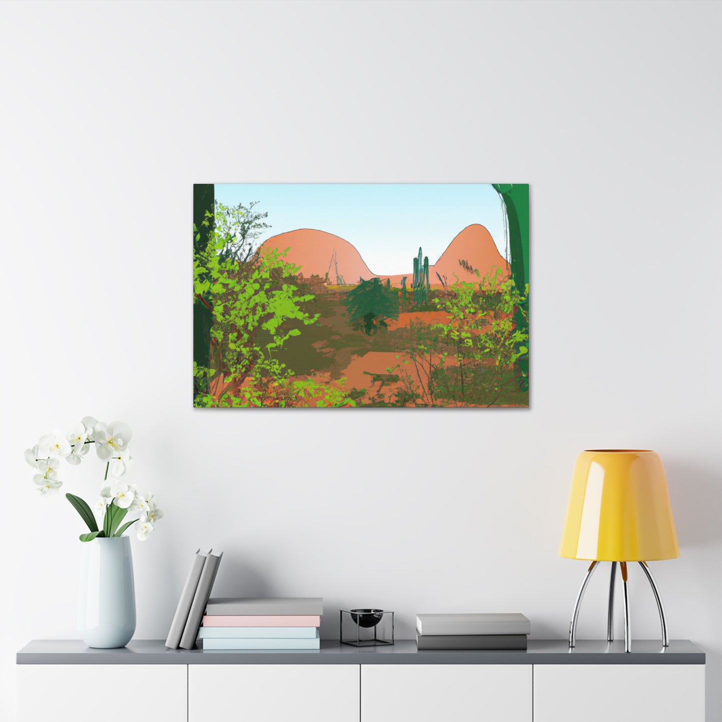 Sandy Oasis - Landscape - Canvas