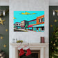 Jukebox Alley - Pop Art Canvas