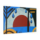 "Toned Angles- Midcentury" - Canvas