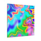 Dolphin's Breath - Abstract - Canvas