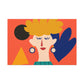 "Flower Power - Midcentury" - Canvas