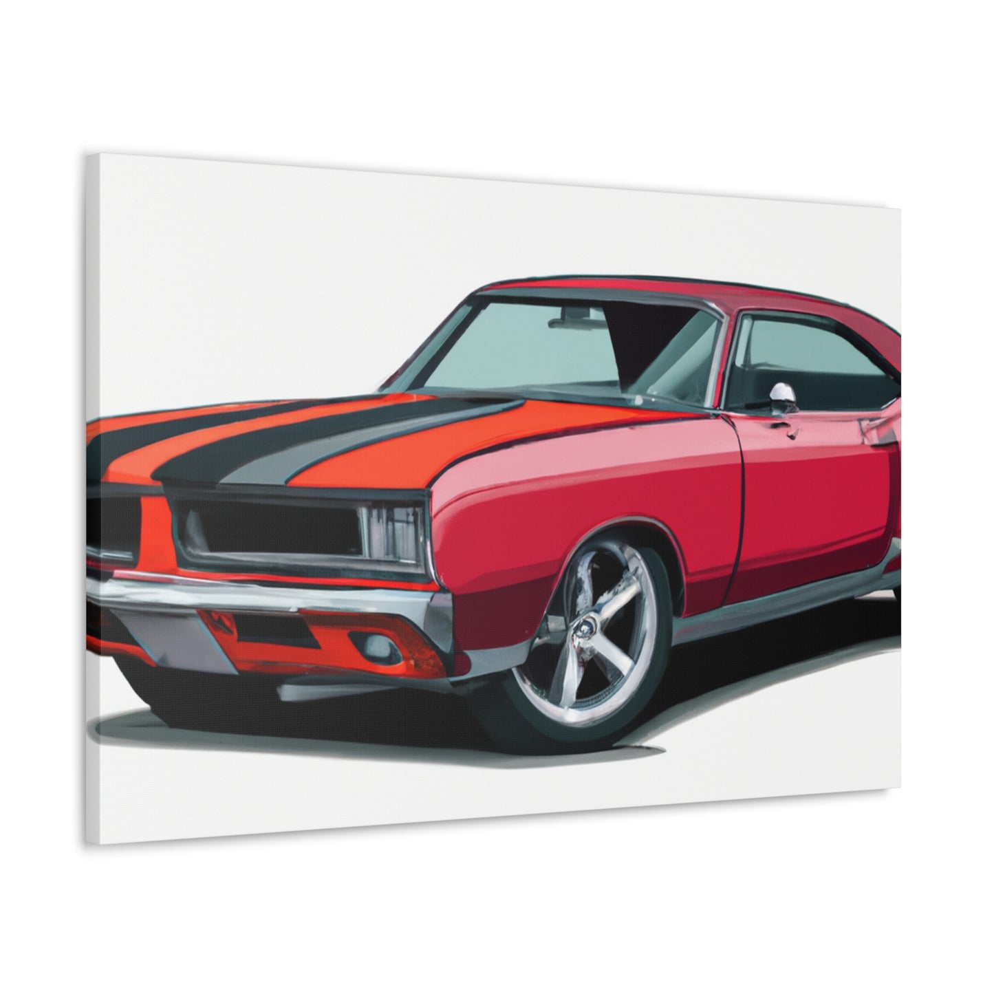 Hot Rod Havoc - Automobile - Canvas