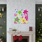 Flower Power Playtime: - Floral Canvas