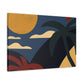 Moonlit Jungle - Midcentury Canvas