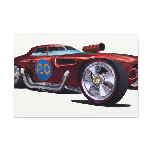 Hot Rod Scorcher - Automobile - Canvas