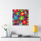 "Heavenly Petal Parade" - Floral Canvas