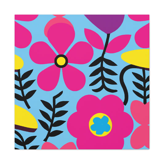Blissful Burst - Floral - Canvas