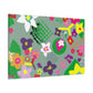 "The Petals of Paradise" - Floral Canvas
