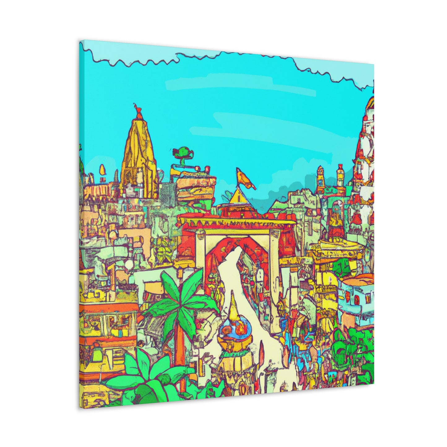 Drishti - Destination India - Canvas