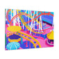 Crazy Town - Amusement - Canvas