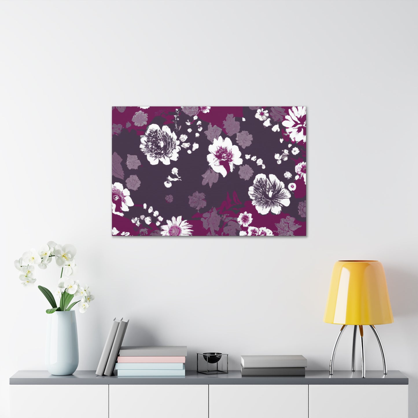 Celestial Bloom - Floral - Canvas