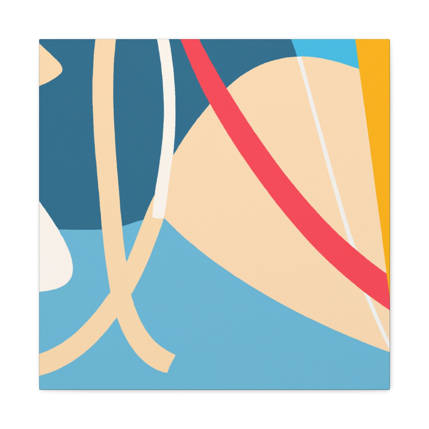 Faux Zen- Midcentury - Canvas