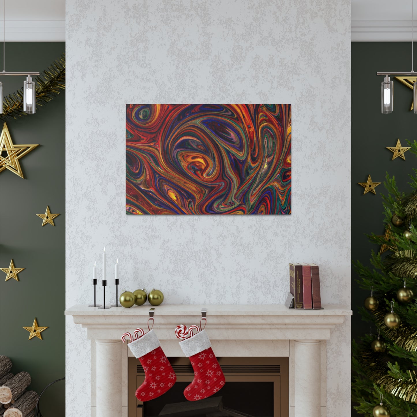 Burning Edges - Canvas - Abstract