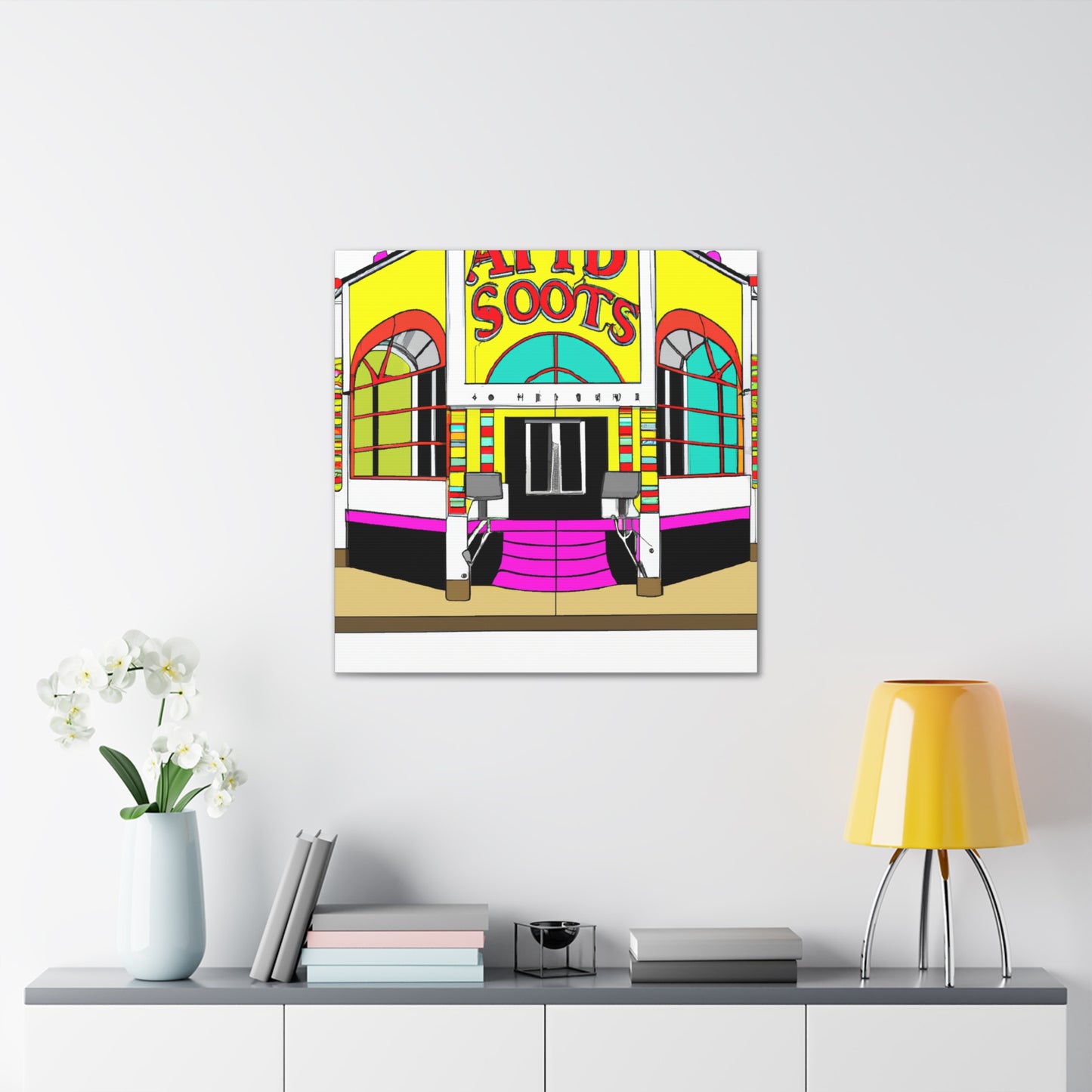 Cosmo Retro Arcade. - Canvas - Pop Art