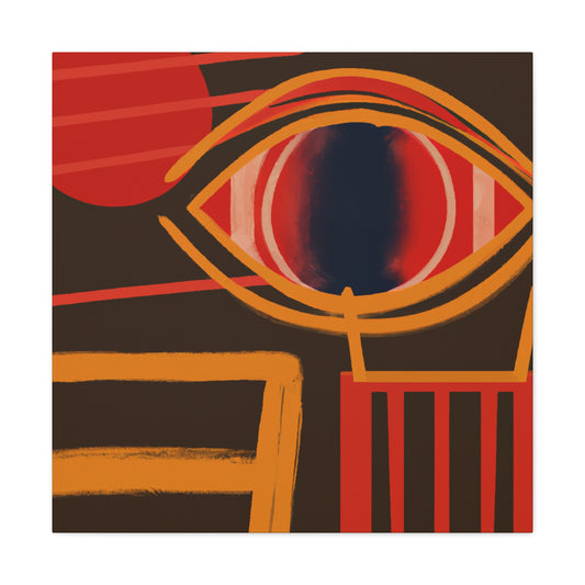 "Gaze of Technology - Midcentury" - Canvas