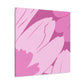 Pink Roselle - Floral - Canvas