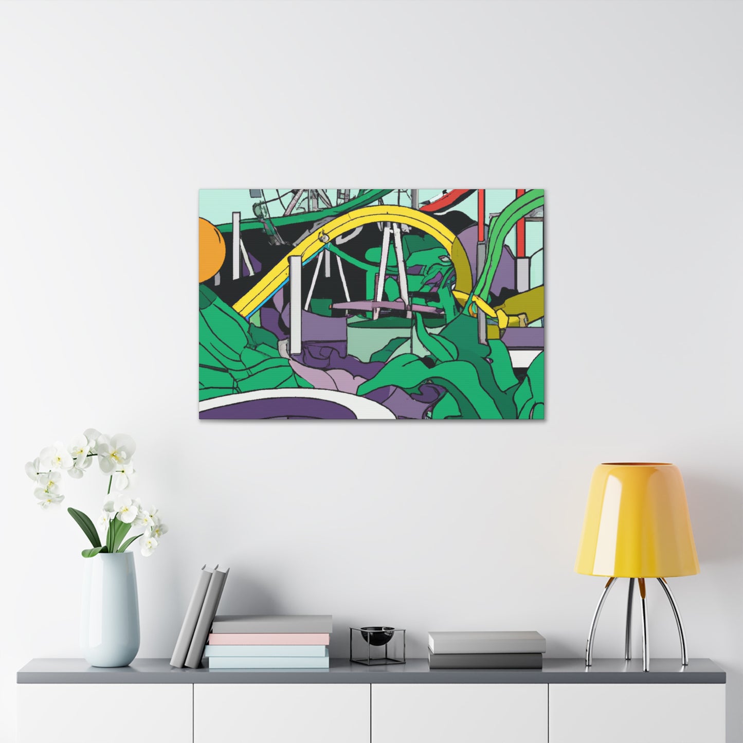 Floradise Landscape - Canvas