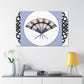 "Celestial Art Deco" - Art Deco Canvas