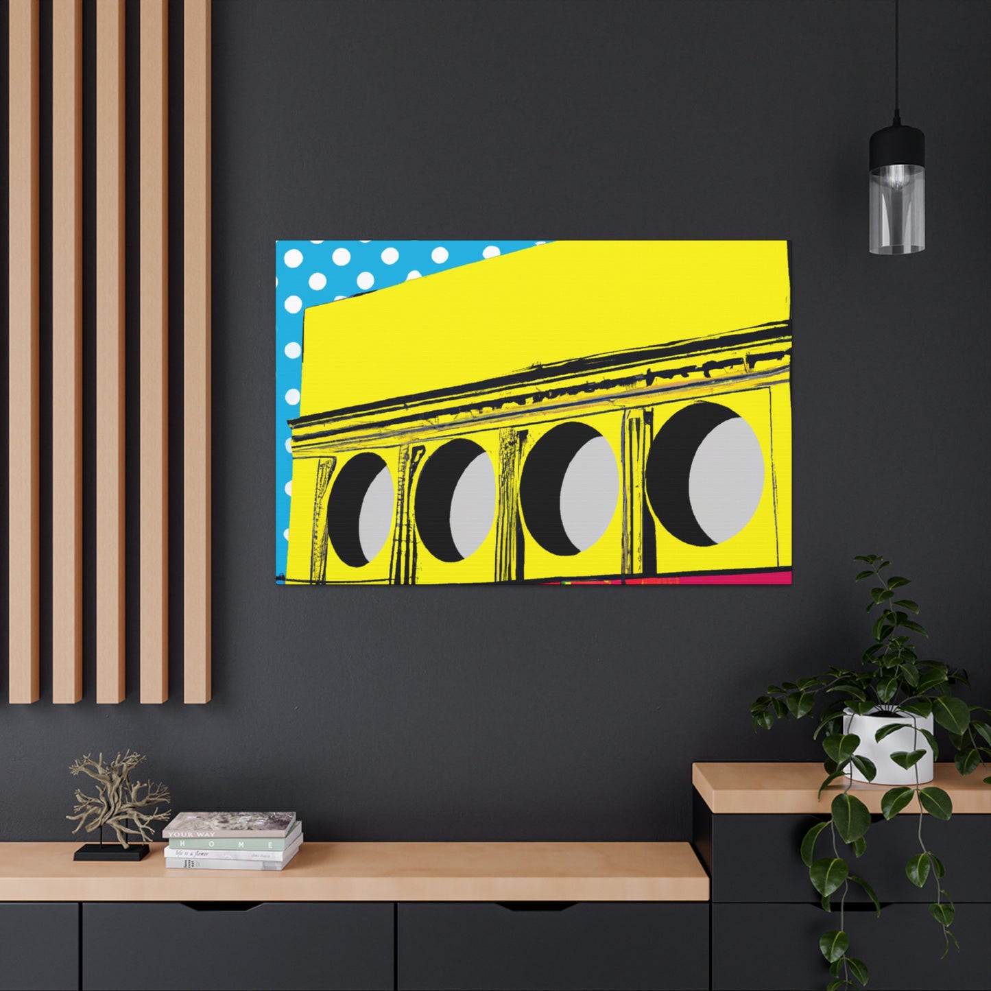 Sunshine Splendor Drive-In Eatery - Canvas - Pop Art