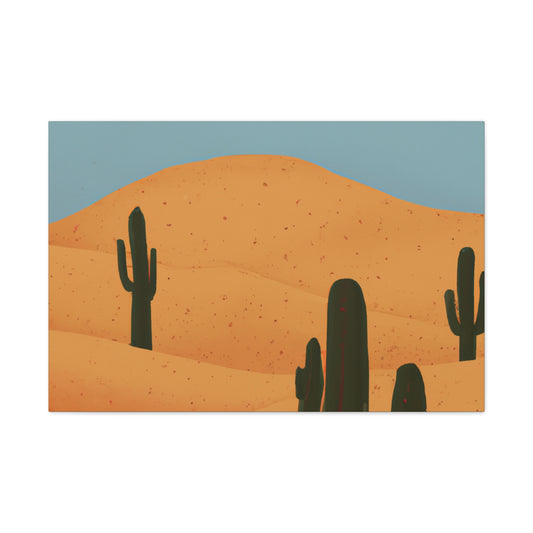 Old-World Refresh - Vintage Contemporary - Desert - Canvas