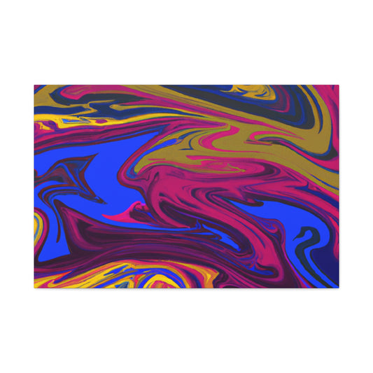 Aquabloom - Abstract - Canvas