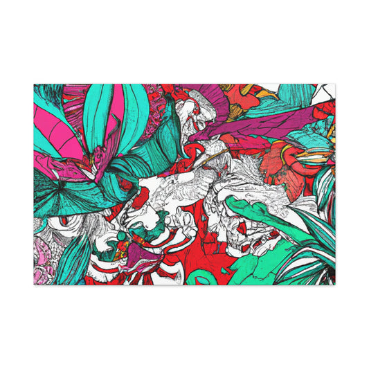 Mystery Blush - Floral - Canvas