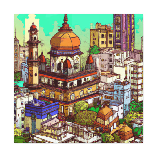 Lotus Land - Destination India - Canvas