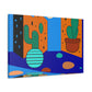 Harmonious Blooms - Midcentury - Canvas