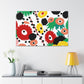 Petal Pattern Poetry - Floral Canvas