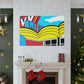 'Rockin' Red's Roller Rink' - Canvas - Pop Art
