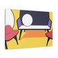 Urban Oasis- Midcentury - Canvas