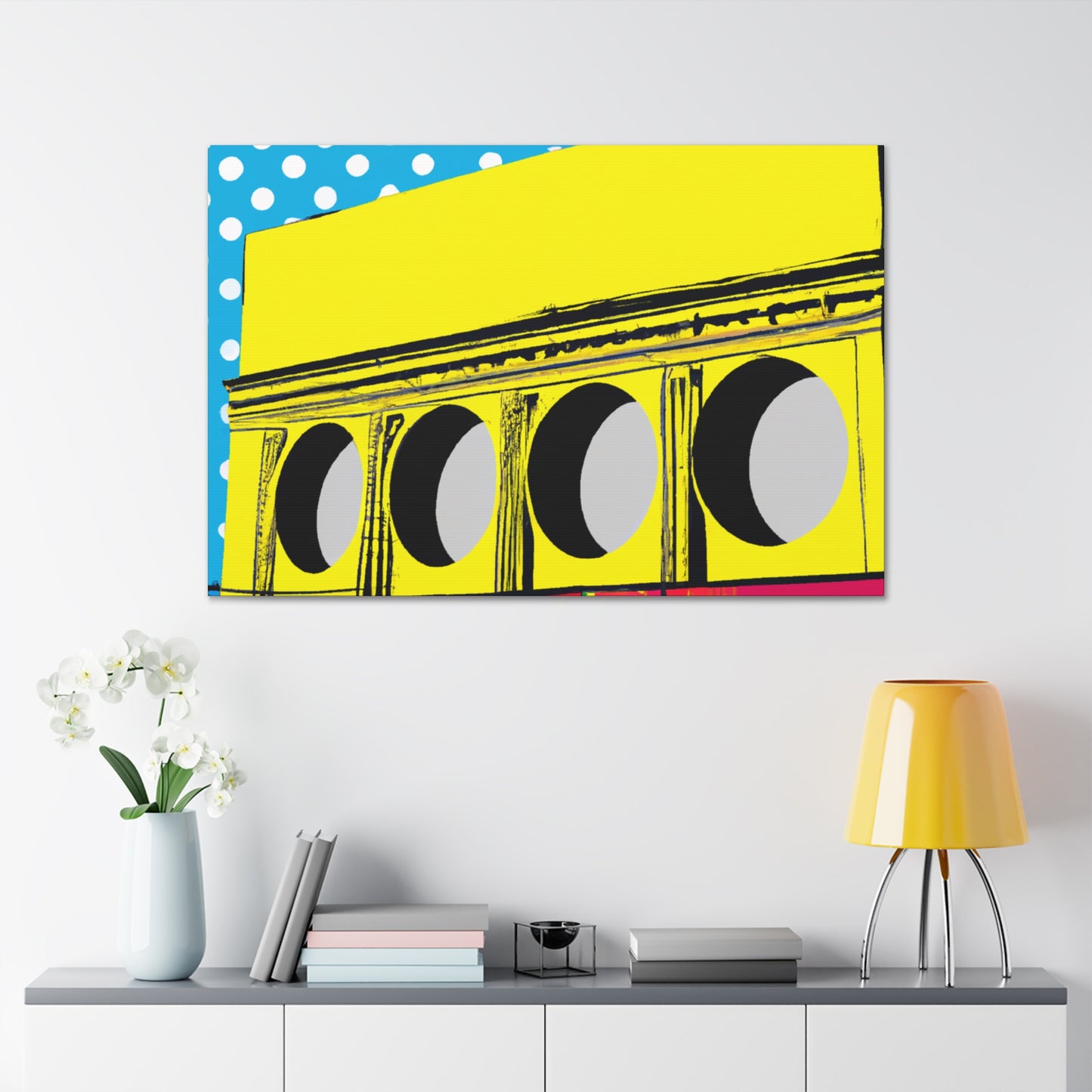 Sunshine Splendor Drive-In Eatery - Canvas - Pop Art