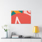 Celestial Bloom - Midcentury - Canvas