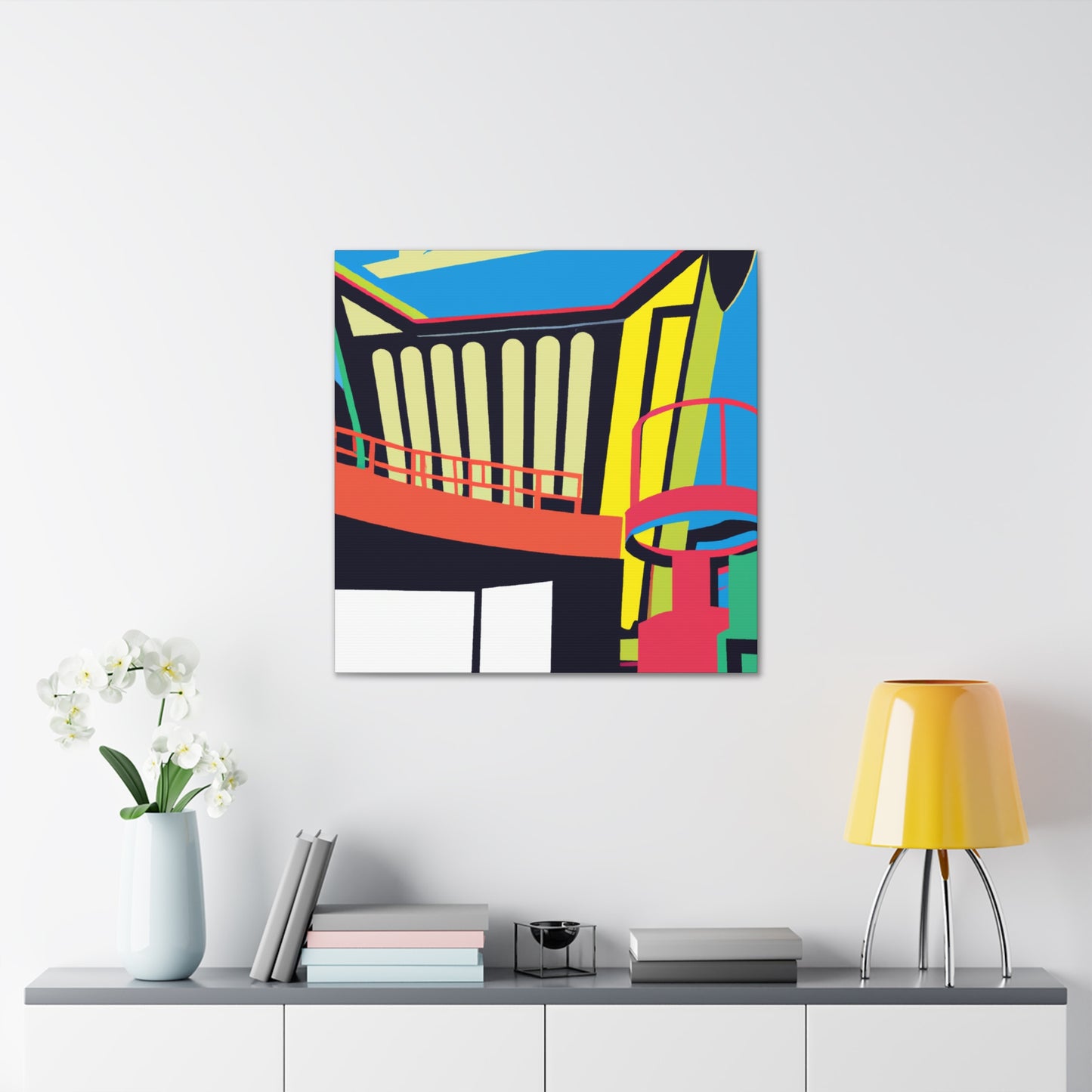 Bridge Balcony - Canvas Pop Art