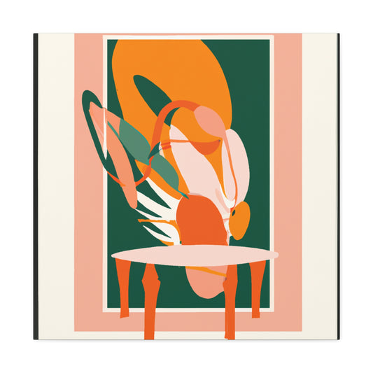 Flamingote - Midcentury Canvas