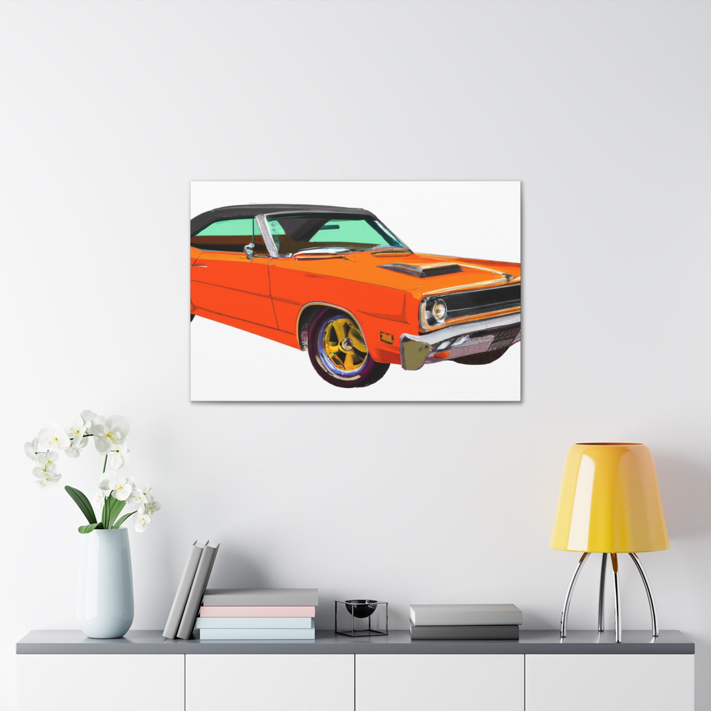 Blue Streak - Automobile - Canvas