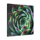 "Flowering Patio" - Canvas - Succulent