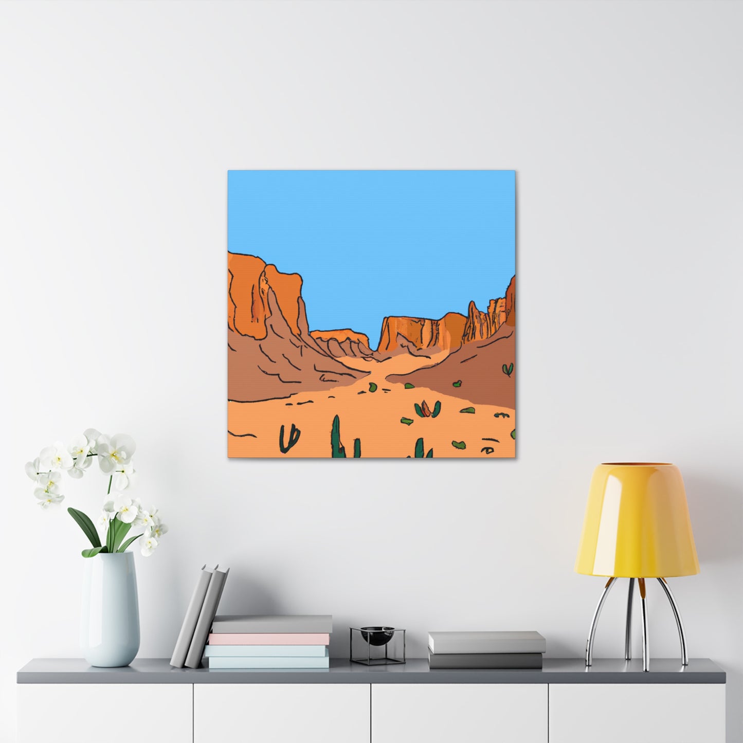 Desert Mirage- Landscape - Canvas