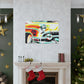 'Classic Car Dash' - Automobile Canvas
